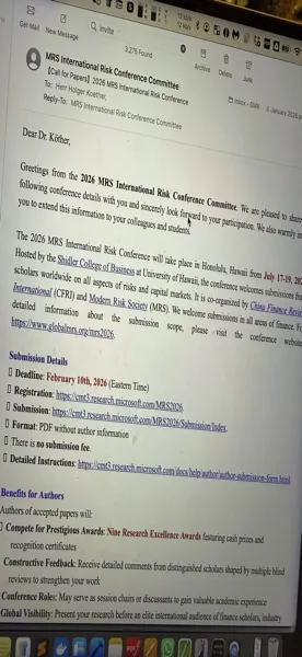 Conference call for papers email