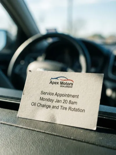 Car service reminder