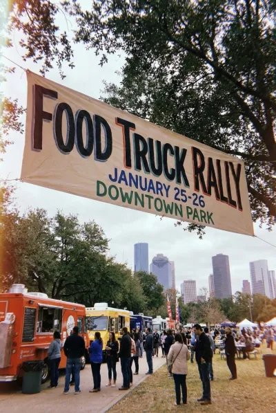 Food truck festival banner