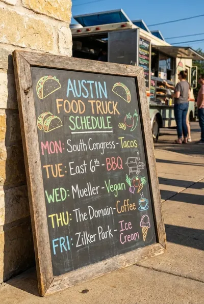 Food truck schedule