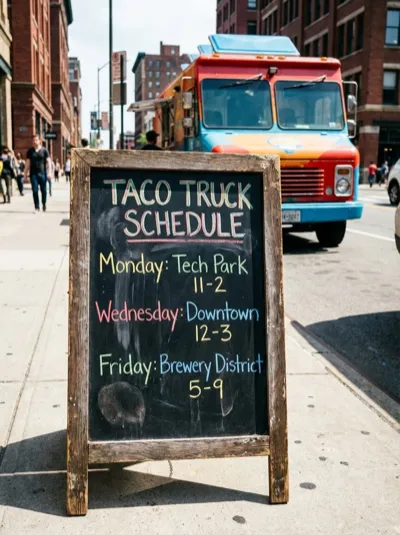 Street food truck event